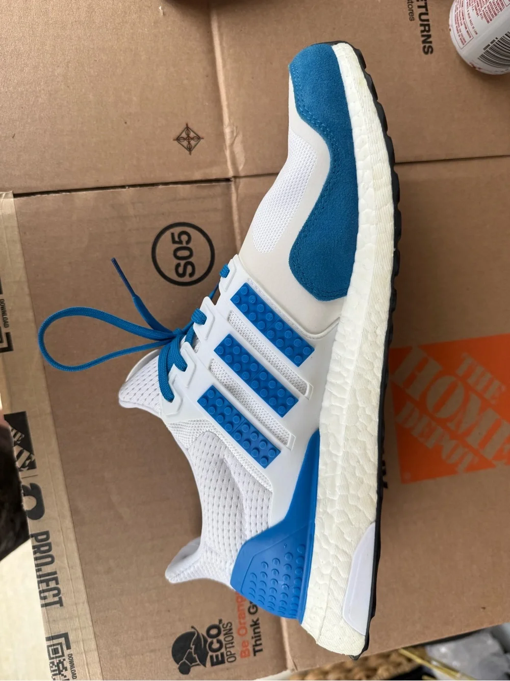 adidas x LEGO Men’s 12 - Ultraboost Blue